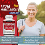 SUPLEMENTO BLOOD SUGAR COMPLEX ORIGINAL®️™ ✨ “Controla tu azúcar, gana salud y energía” 💪💧🍃