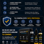 AutoRescuePro 3X™ by CatrachoStore VIDRIOS • LLANTAS • INTERIOR Tu kit de soluciones rápidas para el vehículo.