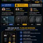AutoRescuePro 3X™ by CatrachoStore VIDRIOS • LLANTAS • INTERIOR Tu kit de soluciones rápidas para el vehículo.