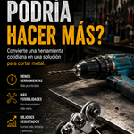FIERROPRO™ Cortadora Pro para Taladro  “Convierte el taladro que ya tienes”