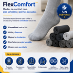 FlexComfort™ Medias ProTérmicas, ¡Adiós a los pies y piernas hinchadas, con dolor y mala circulación!