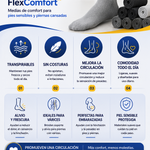 FlexComfort™ Medias ProTérmicas, ¡Adiós a los pies y piernas hinchadas, con dolor y mala circulación!