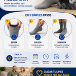 FlexComfort™ Medias ProTérmicas, ¡Adiós a los pies y piernas hinchadas, con dolor y mala circulación!