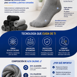 FlexComfort™ Medias ProTérmicas, ¡Adiós a los pies y piernas hinchadas, con dolor y mala circulación!