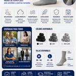 FlexComfort™ Medias ProTérmicas, ¡Adiós a los pies y piernas hinchadas, con dolor y mala circulación!