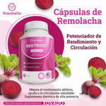 BEETROOT™ - Cápsulas Naturales de Raíz de Remolacha