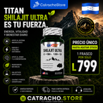 Titan Shilajit Ultra™ | Testosterona y resistencia para Hombres Imparables 🔥