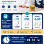Vitalia Flex™ Soporte de compresión para pies y tobillos.
