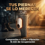 ALIVIOMAX | MASAJEADOR PARA PIERNAS CANSADAS CON TECNOLOGÍA DE COMPRESIÓN, AIRE Y CALOR®️